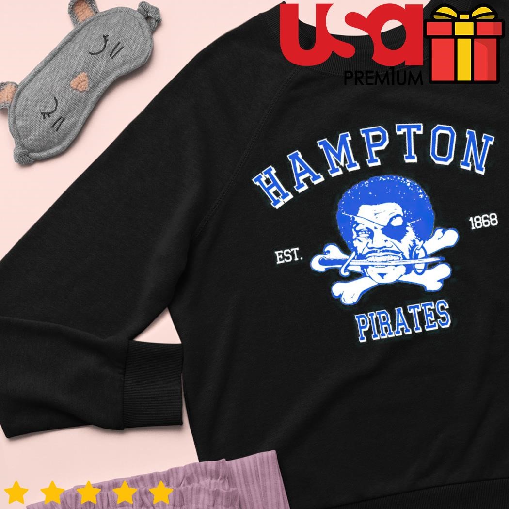 Men's Royal Hampton Pirates Long Sleeve Hoodie T-Shirt