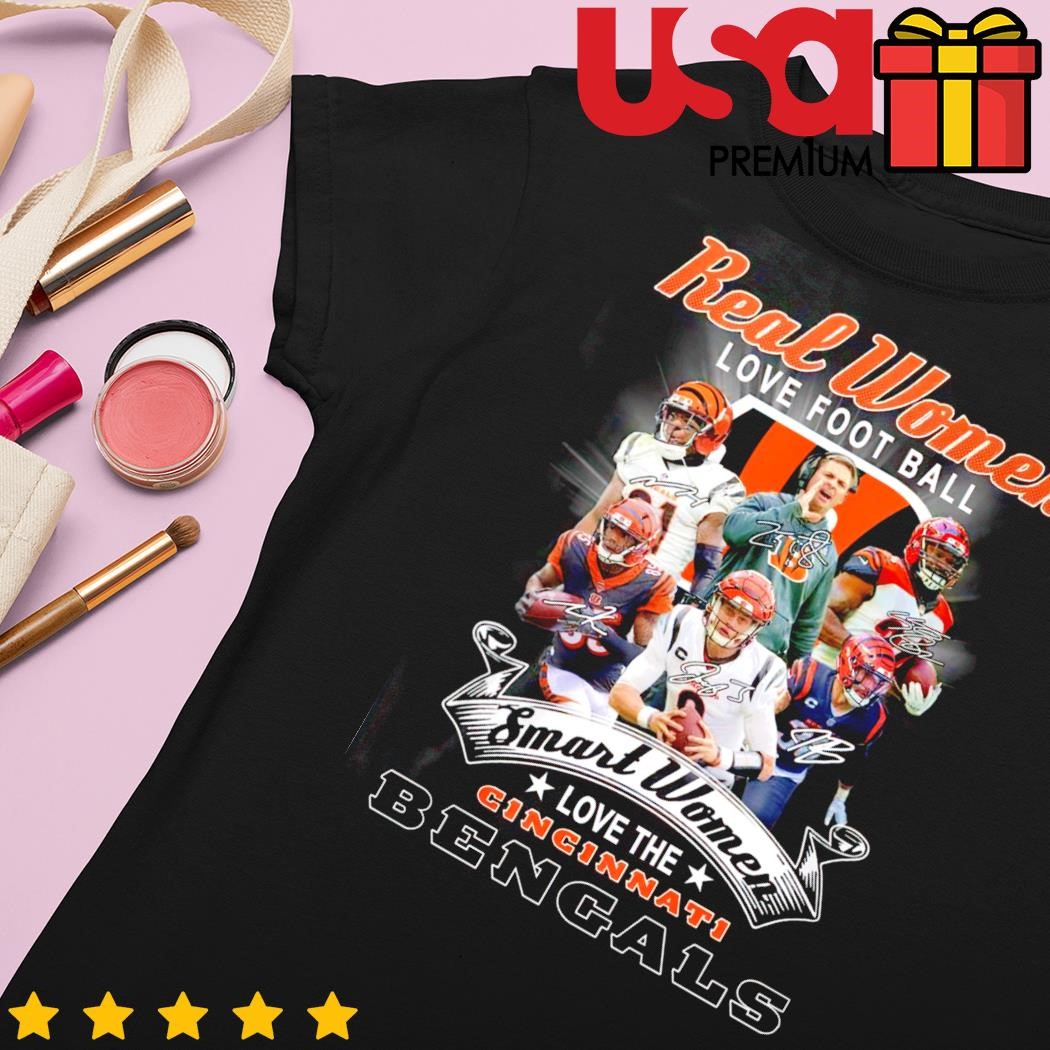 Real women love football smart women love the Cincinnati Bengals 2023 shirt,  hoodie, sweater, long sleeve and tank top