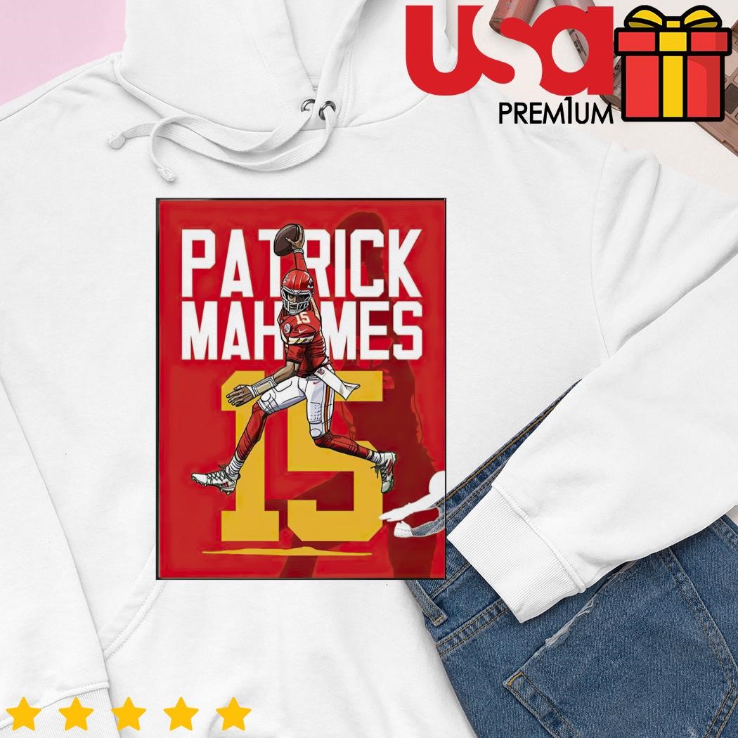 Patrick Mahomes 15 football vintage poster shirt, hoodie, sweater