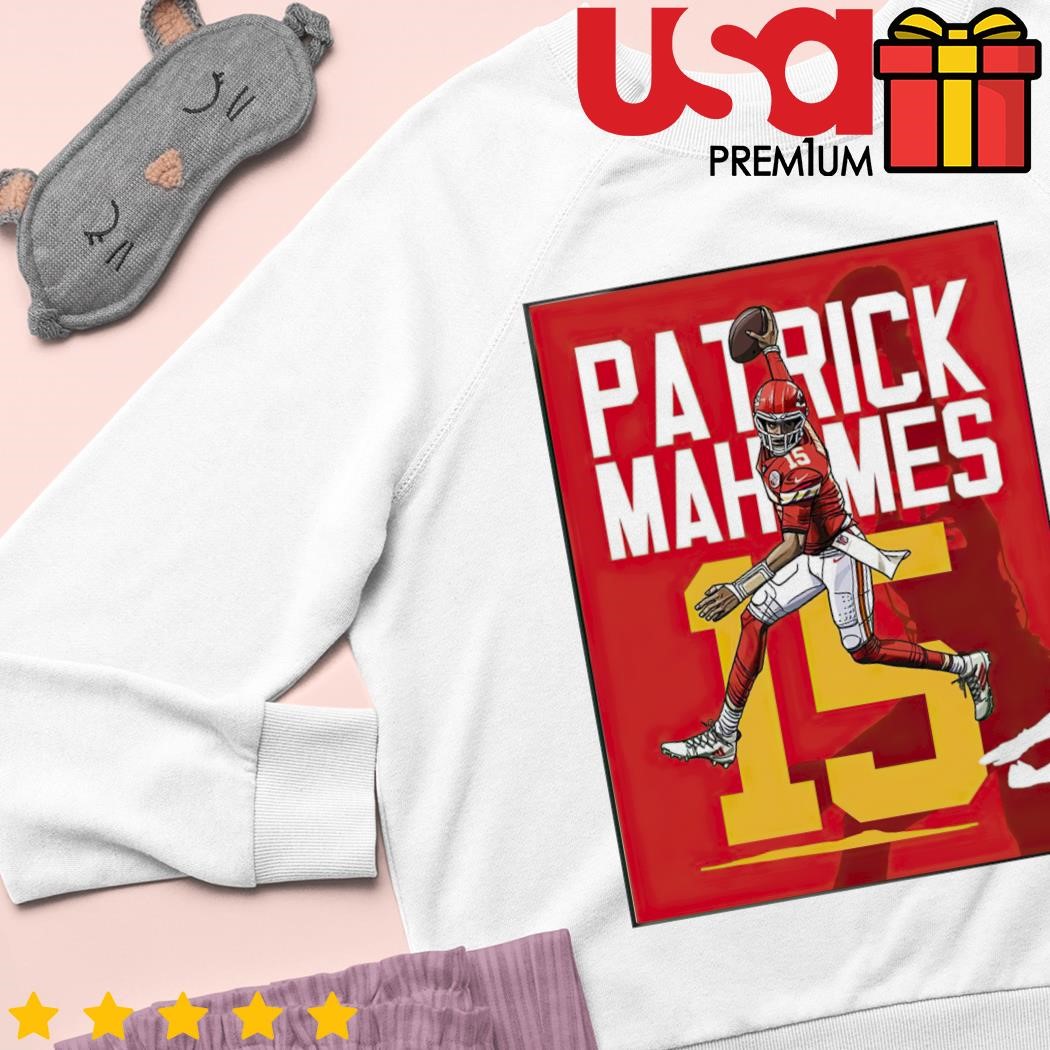 Patrick Mahomes 15 football vintage poster shirt, hoodie, sweater, long  sleeve and tank top