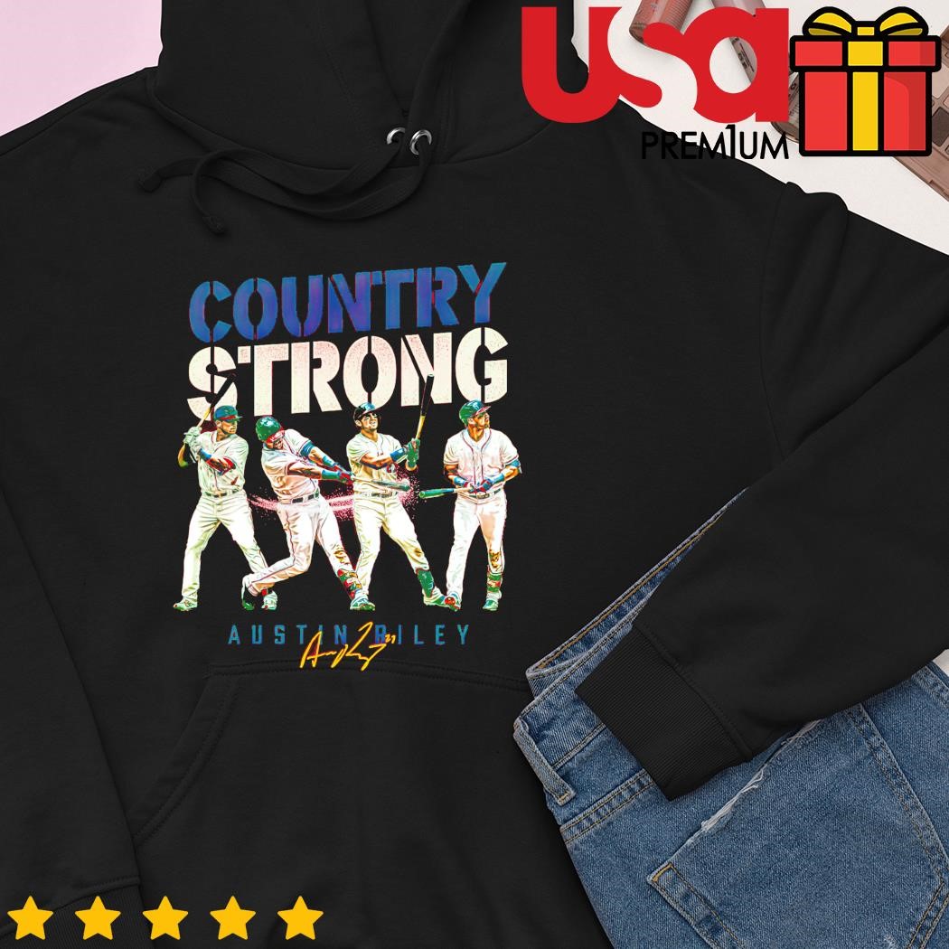 Austin Riley Country Strong Signature shirt, hoodie, sweater, long sleeve  and tank top