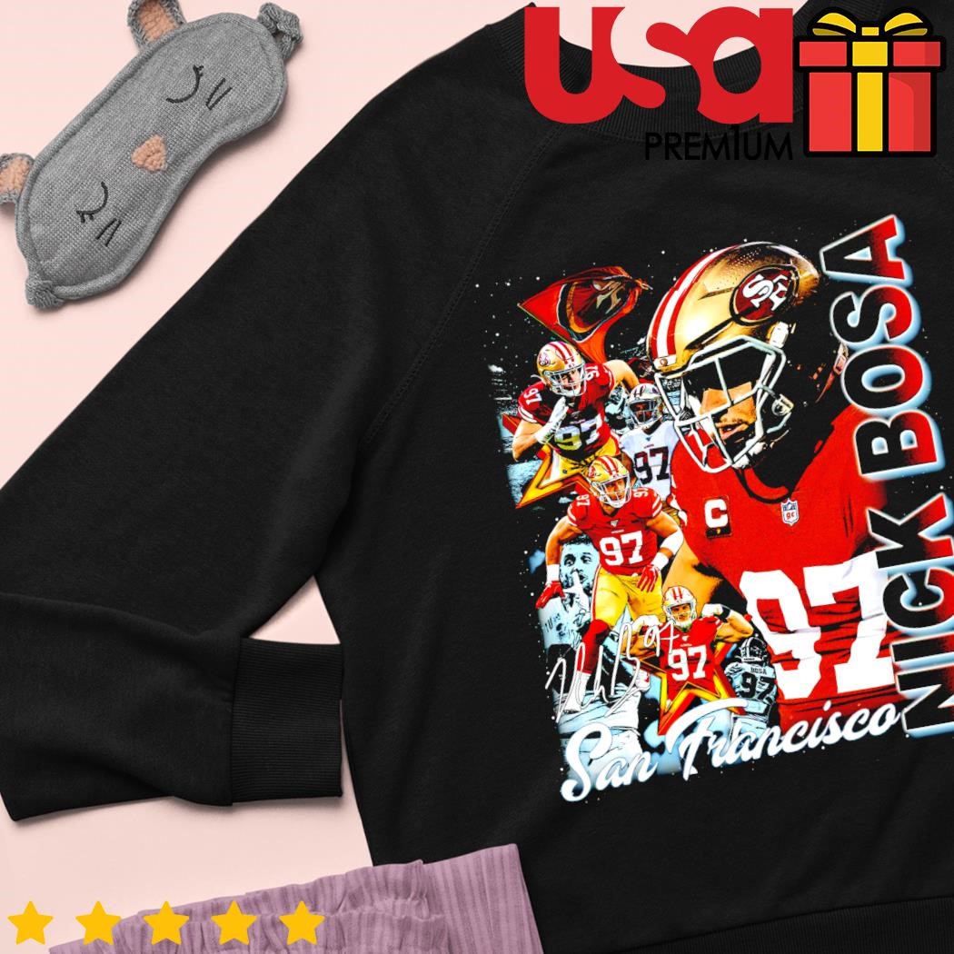 San Francisco 49ers Alternate Name & Number Hoodie - Nick Bosa - Mens