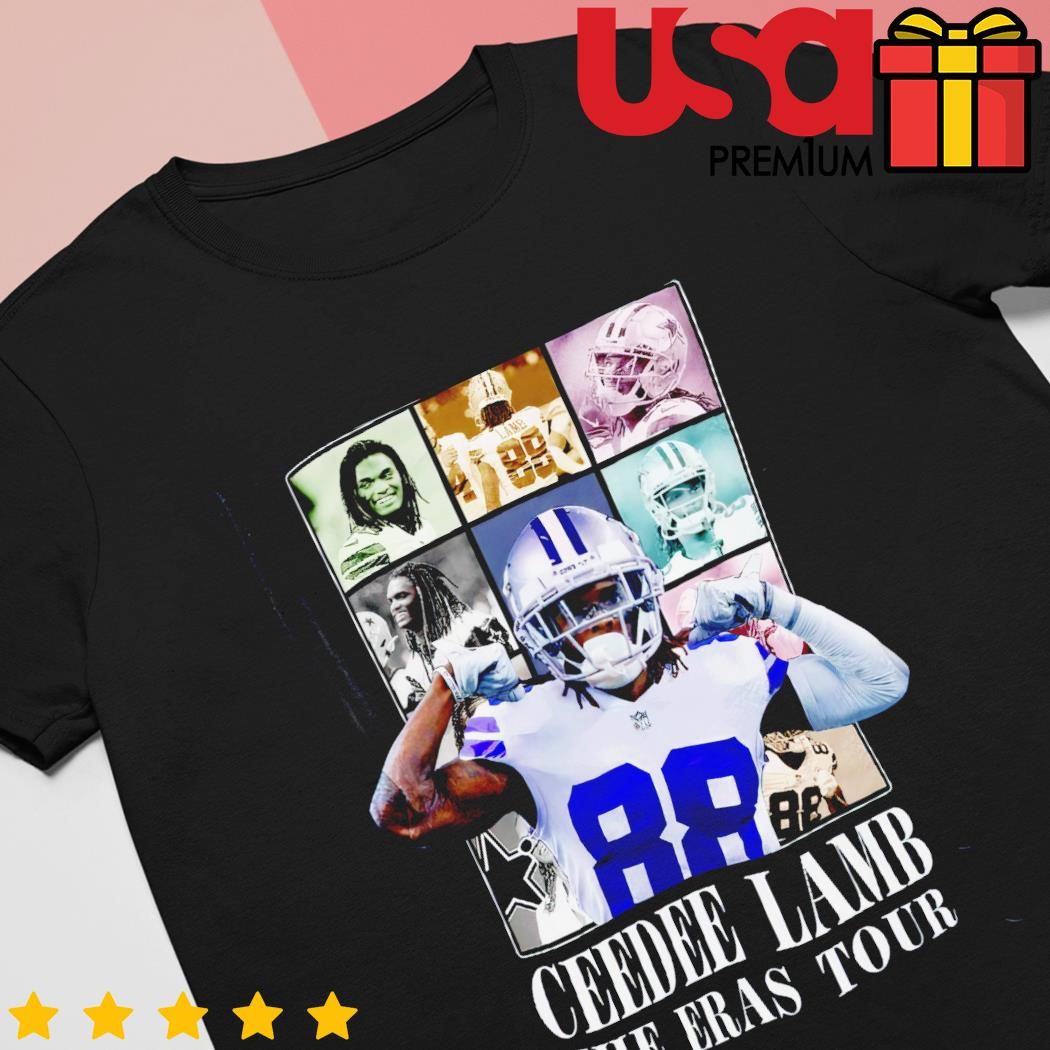 Official Ceedee Lamb Dallas Cowboys The Eras Tour 2023 T-Shirt