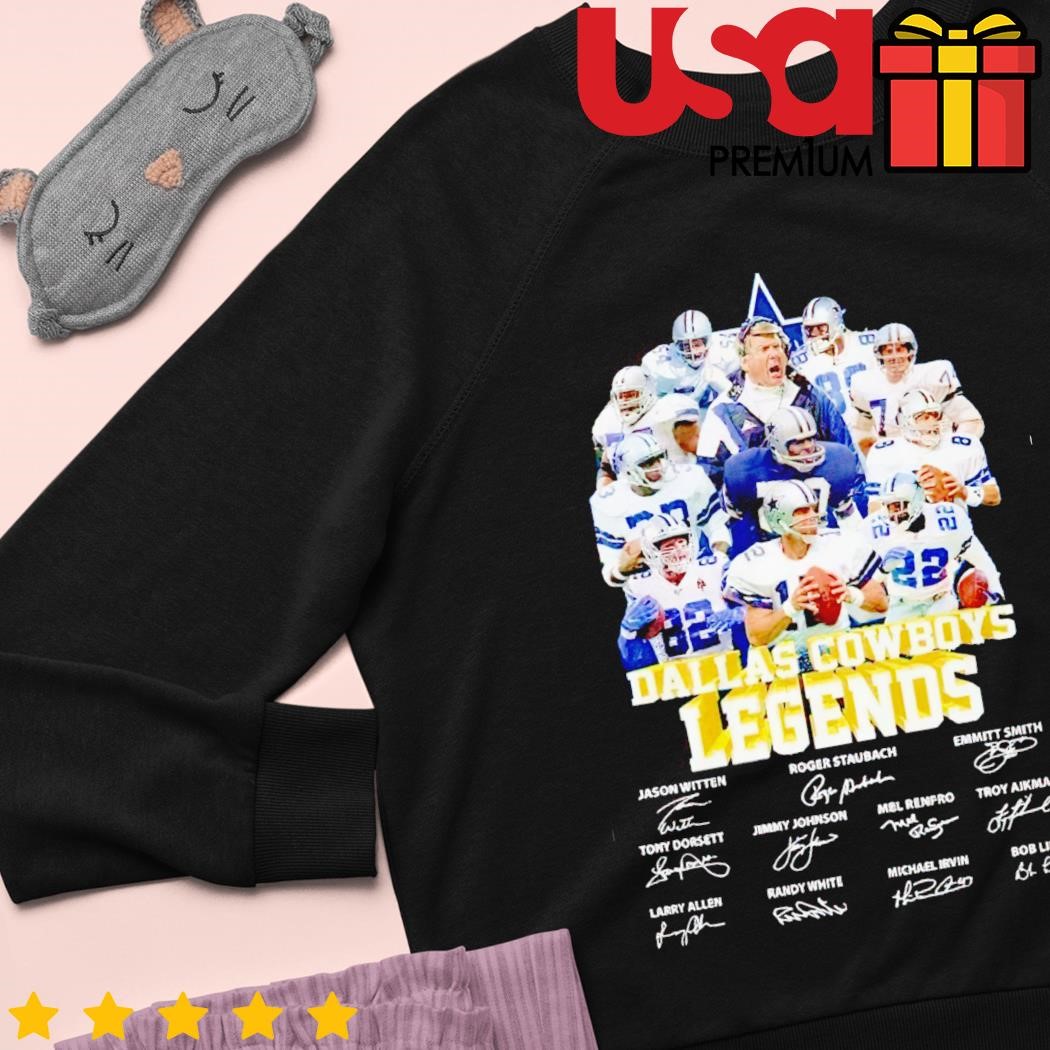 Dallas Cowboys legends signatures shirt, hoodie, sweater, long sleeve and  tank top