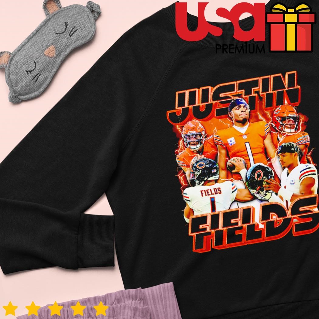 Official chicago Bears Justin Fields T-Shirt, hoodie, tank top, sweater and  long sleeve t-shirt