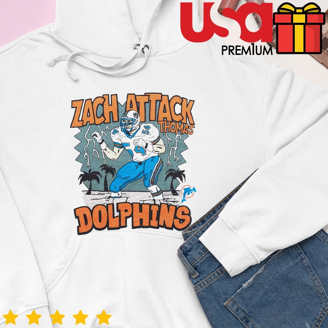 Miami Dolphins Zach Thomas art shirt, hoodie, sweater and long sleeve