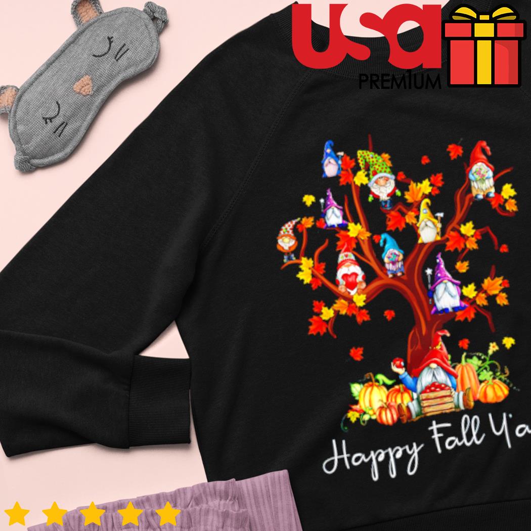 Gnomes Happy Fall Y'All Cincinnati Bengals Shirt - Peanutstee