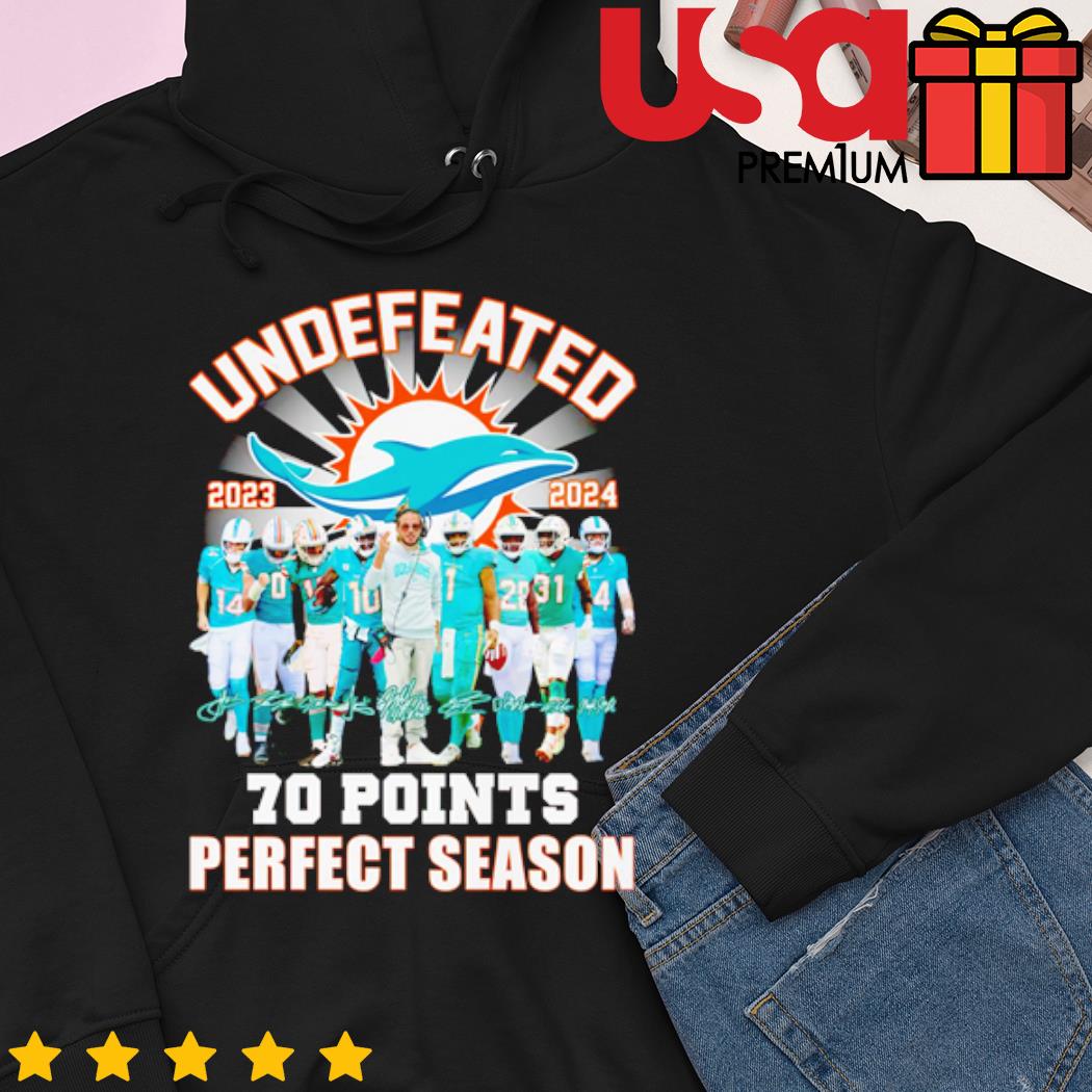 Miami Dolphins Undefeated 72 Perfect Season Signatures Shirt,Sweater,  Hoodie, And Long Sleeved, Ladies, Tank Top