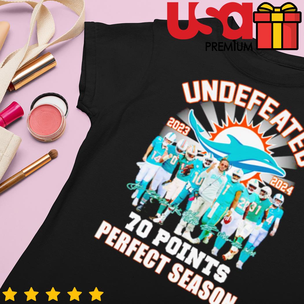 Miami Dolphins NFL Undefeated Season 1972 Perfect Season signatures shirt,  hoodie, longsleeve, sweatshirt, v-neck tee