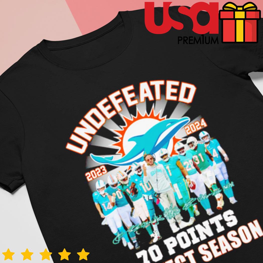 Miami Dolphins Legends Players 2023 Signatures Shirt