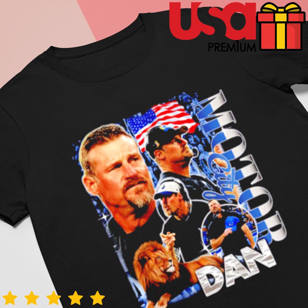 : MCDC, Motor City Dan Campbell funny Football Sports BLUE T-Shirt  : Clothing, Shoes & Jewelry