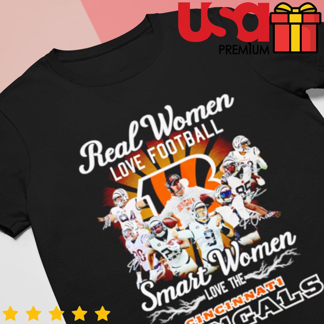 Real Women Love Football Smart The Cincinnati Bengals Shirt ⋆ Vuccie