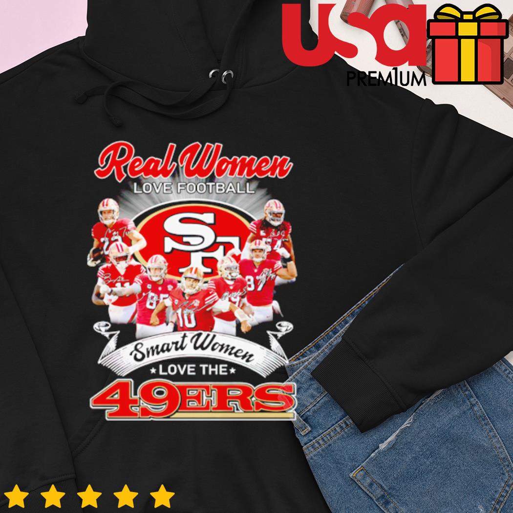 Real Women Love Football, Smart Women Love the 49ers Shirt, San Francisco  49ers Gift in 2023