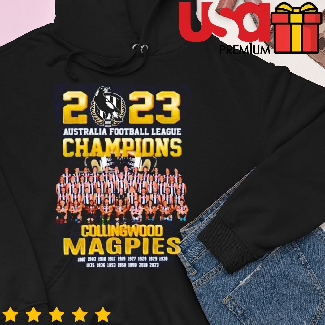 Collingwood 2023 AFL Premiers Champions Shirt, Hoodie - Kokfashion