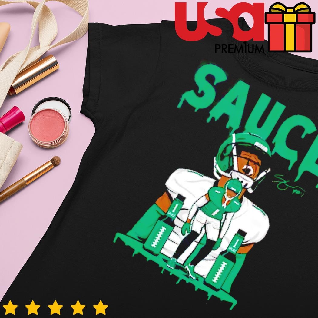 Sauce Gardner T-Shirt Lost In The Sauce Football Sports Tee