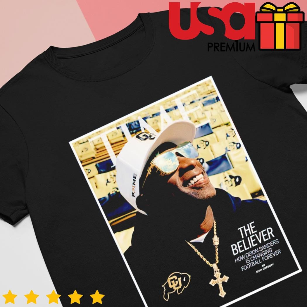 Buy Colored Men's Long Sleeve T-Shirts with Deion Sanders Print