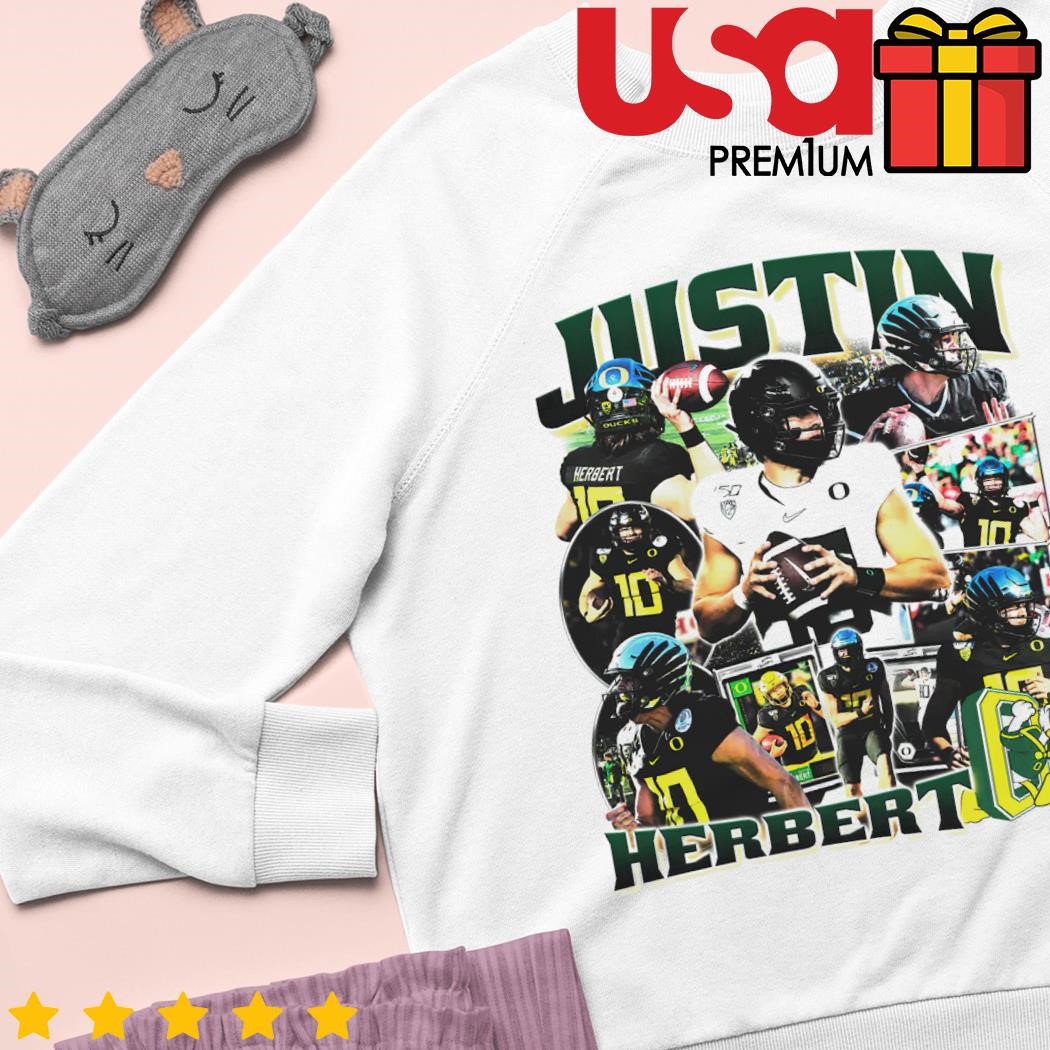 Justin Herbert Football Crewneck Justin Herbert Sweatshirt 