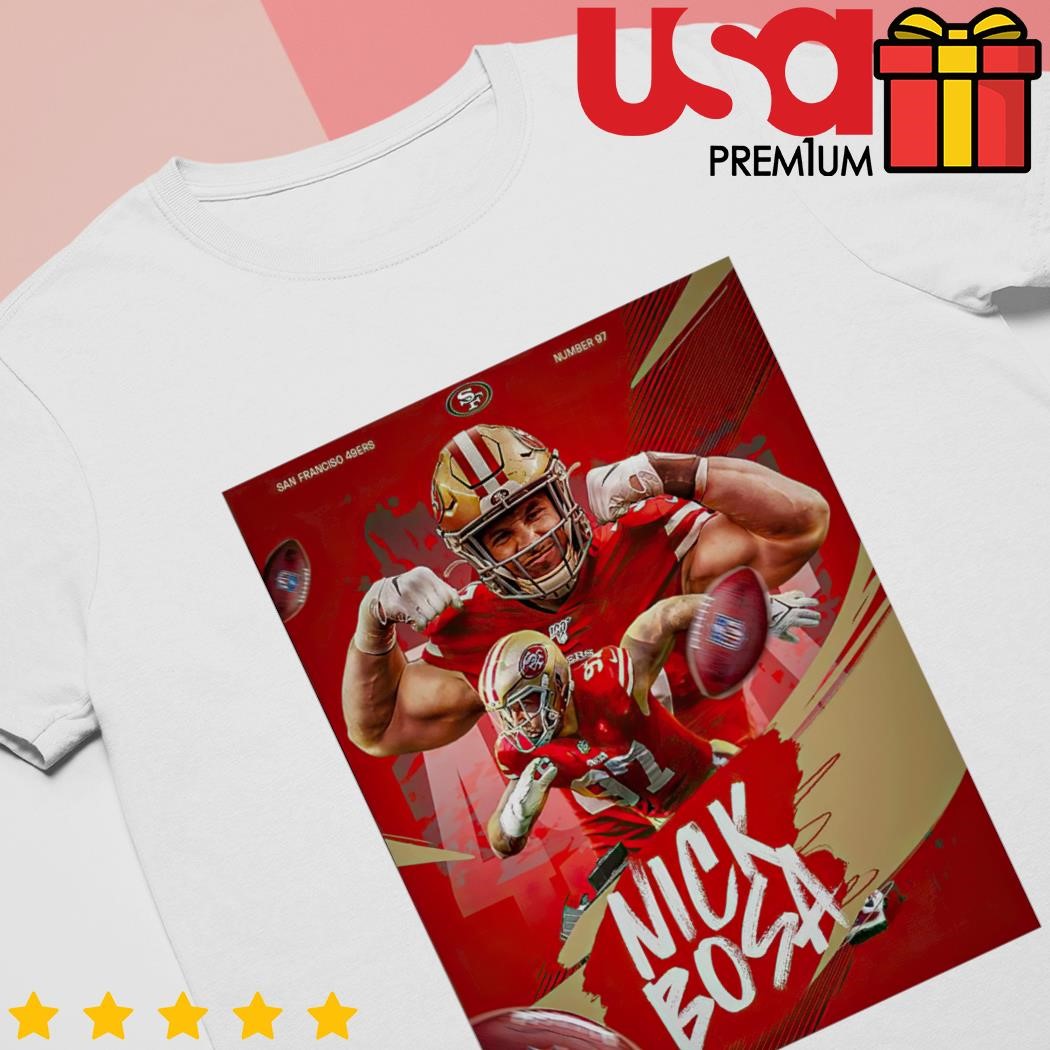 San Francisco Football Shirt, Nick Bosa, 49ers Apparel