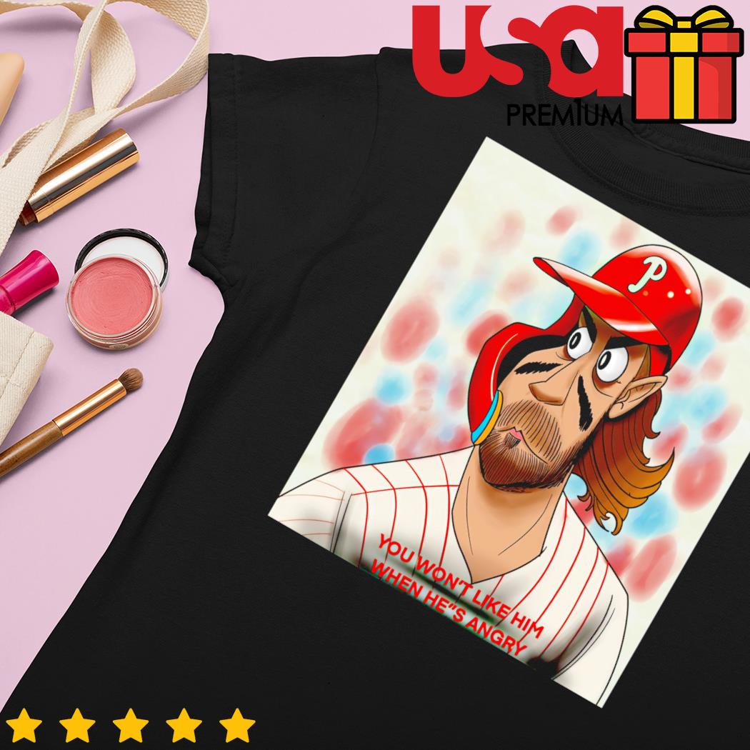 Philadelphia Phillies Bryce Harper Retro Art Unisex T-Shirt