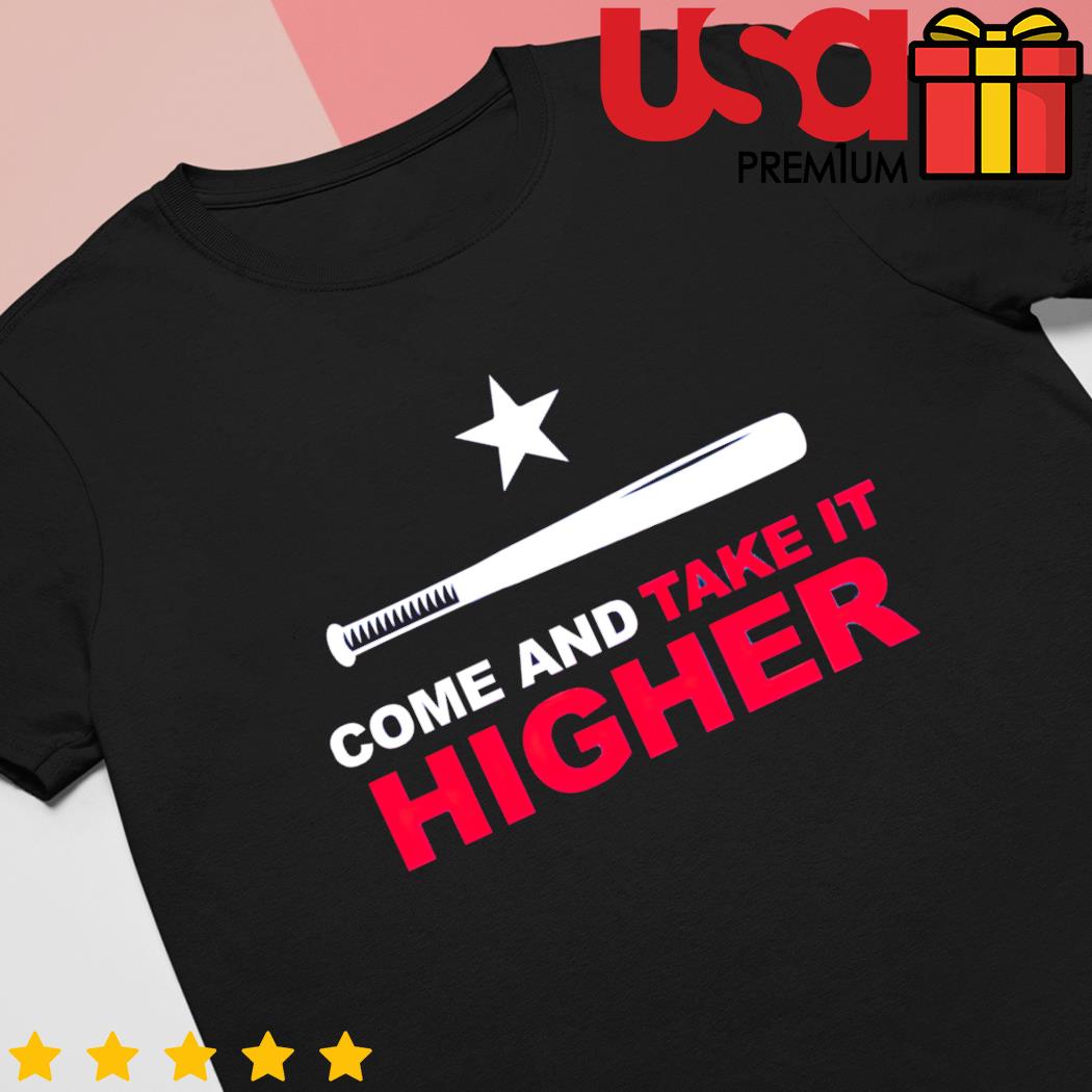 Take me higher Texas baseball shirt, hoodie, sweater, long sleeve and tank  top