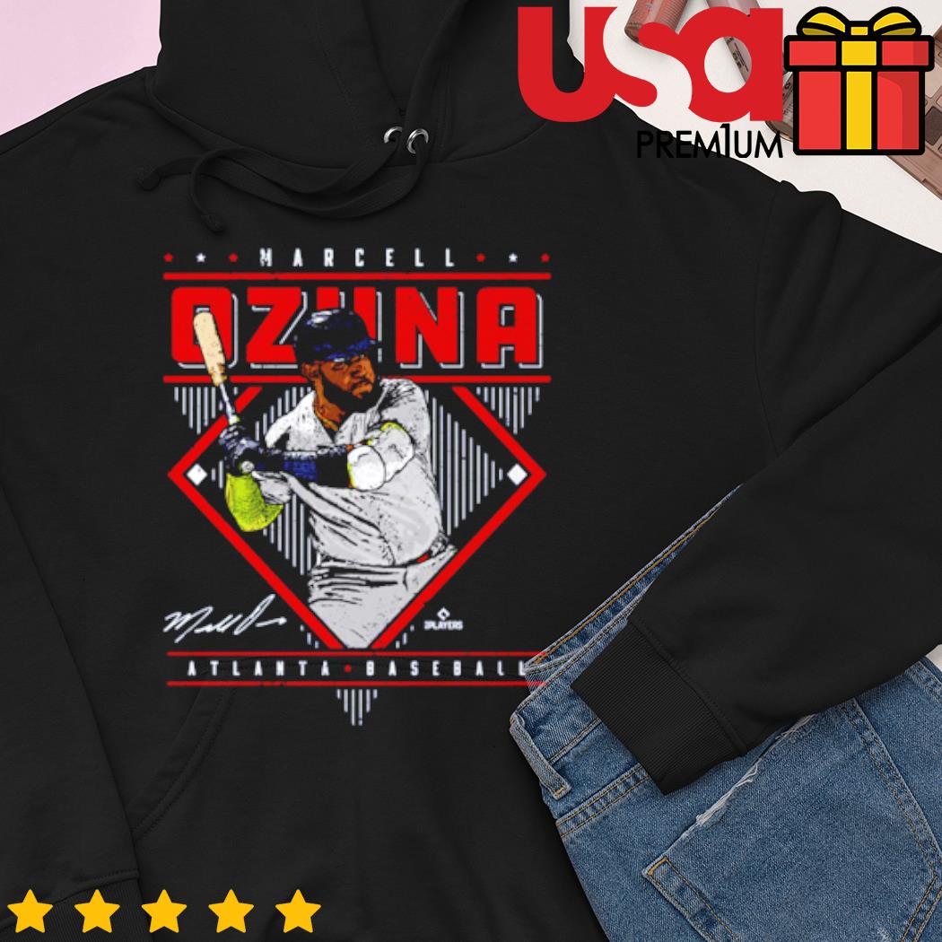 Marcell Ozuna Atlanta Braves Men's Red Roster Name & Number T-Shirt 