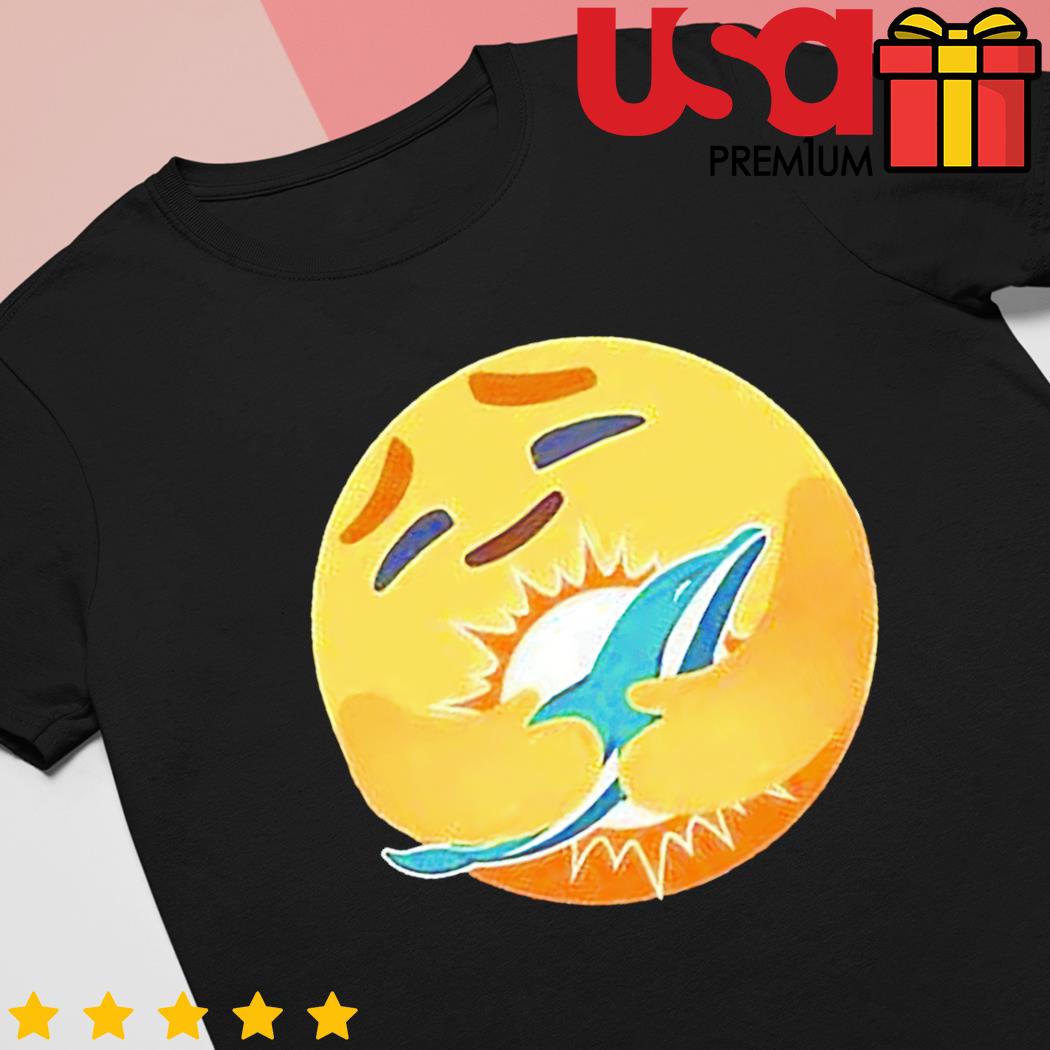 Miami Dolphins Emoji Shirt Ladies Tee