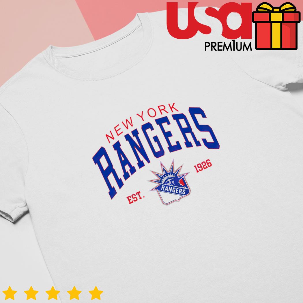 New York Rangers Away Hockey Tank - S / White / Polyester