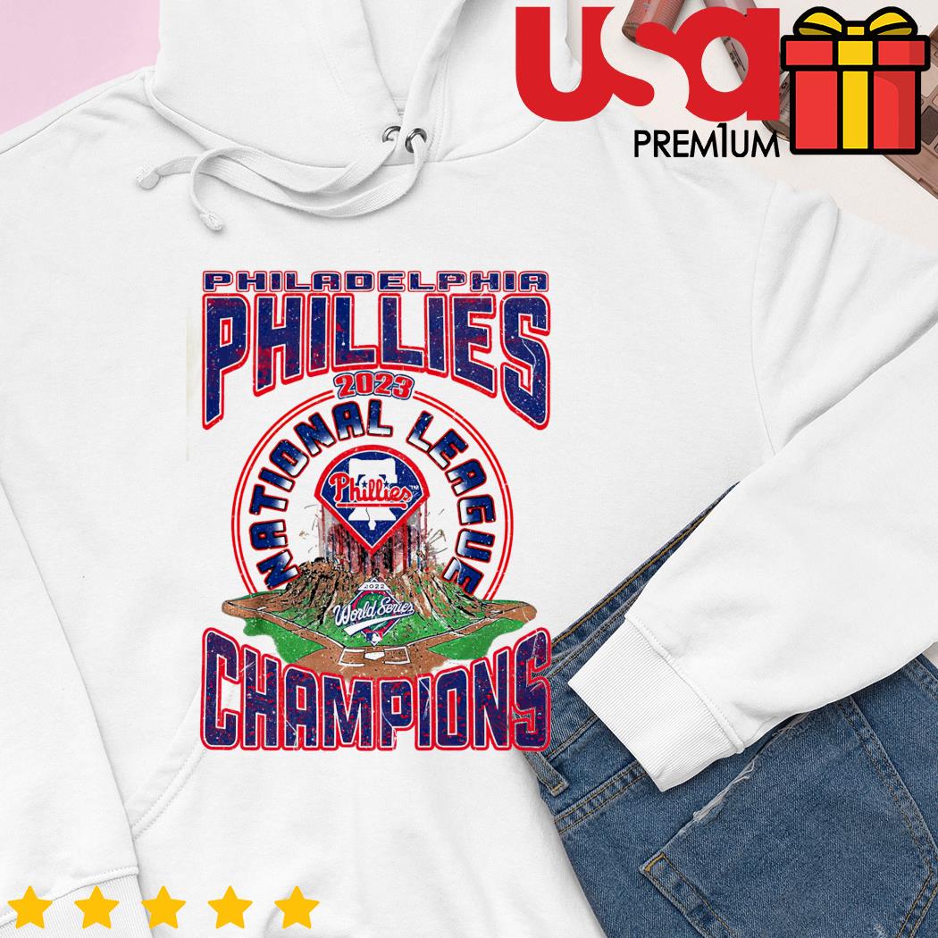 Philadelphia Phillie 2023 National league champions world series retro  shirt, hoodie, sweater and long sleeve