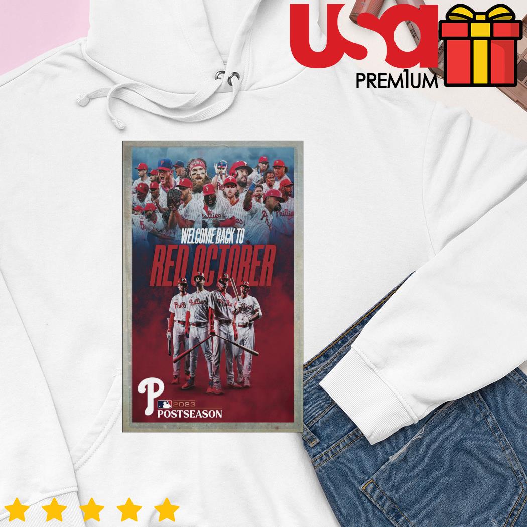 Philadelphia Phillies Red October Postseason 2023 Shirt, hoodie, sweater,  long sleeve and tank top