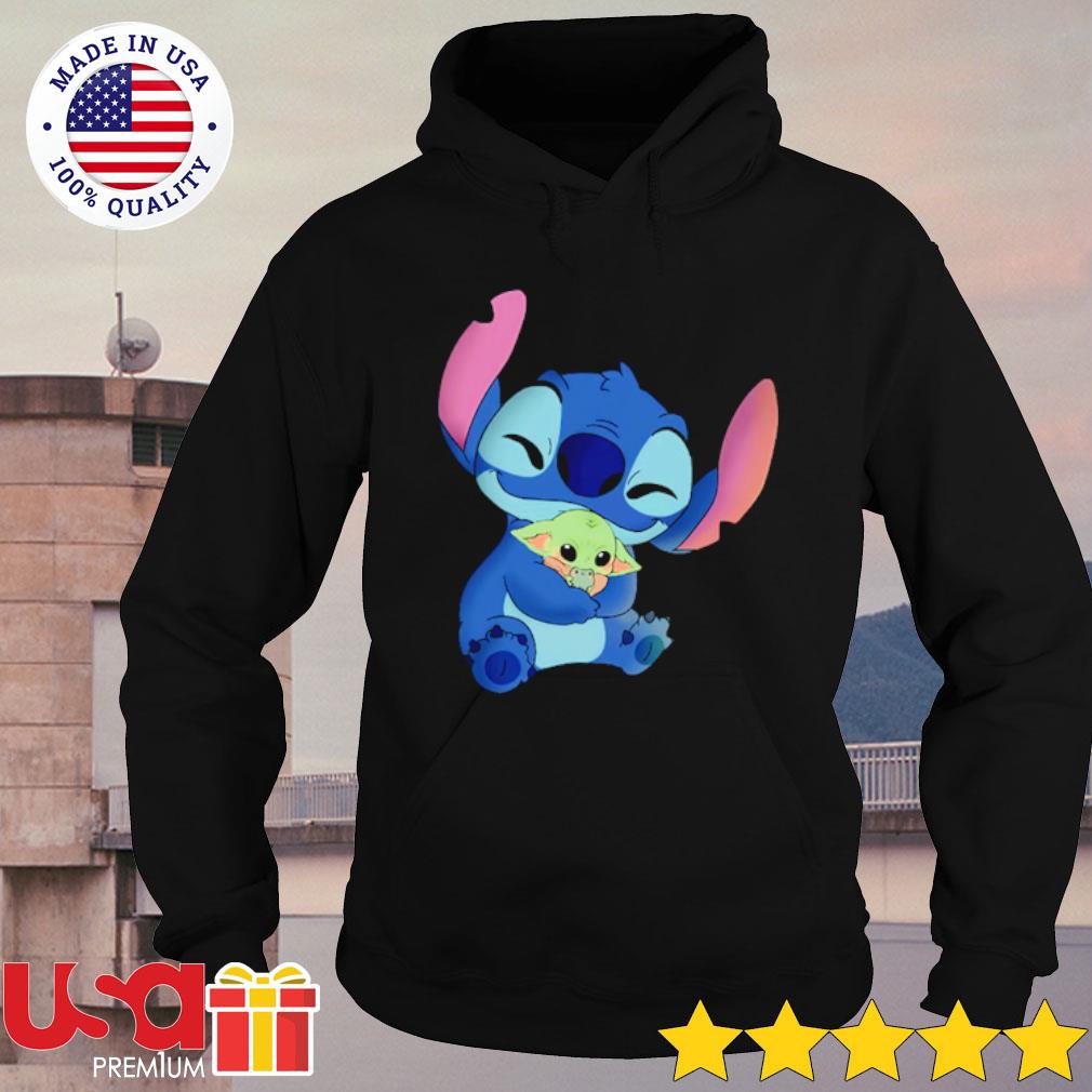 Stitch hug baby yoda shirt - Trend T Shirt Store Online