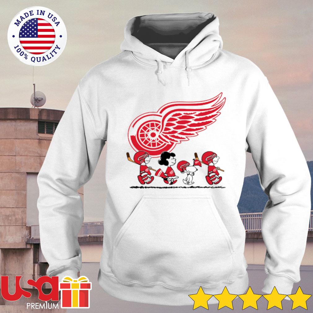 The Peanut Characters Detroit Red Wings Shirt - Guineashirt