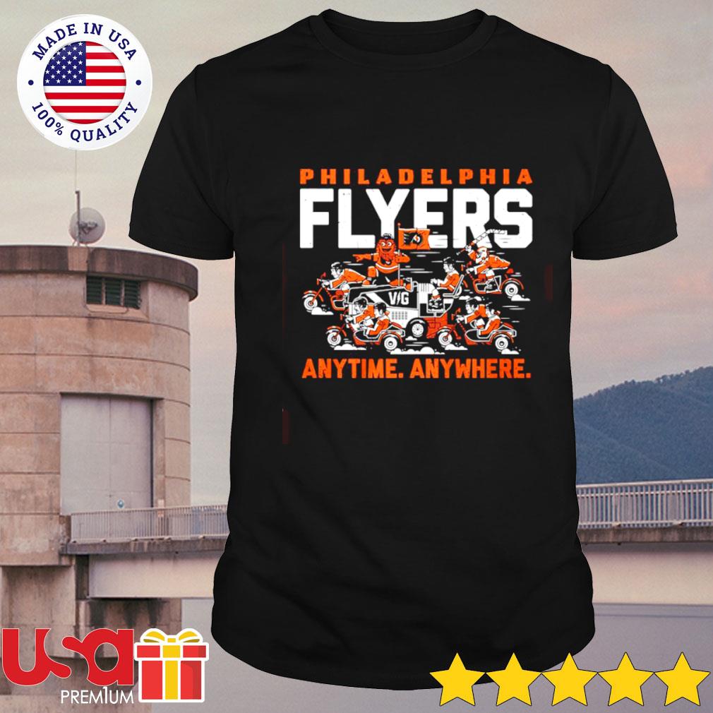 Flyers anytime anywhere t hot sale shirt