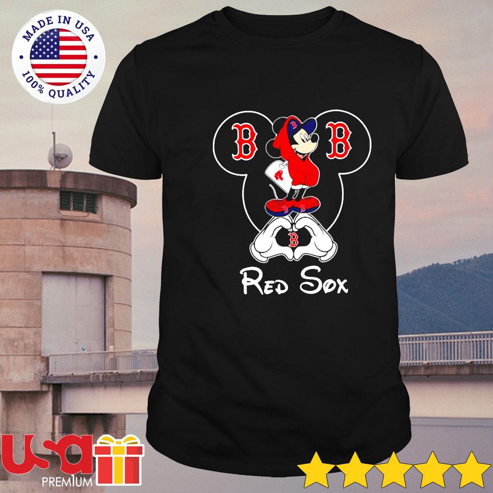 Disney Mickey Mouse Boston Red Sox shirt, hoodie, sweater and long