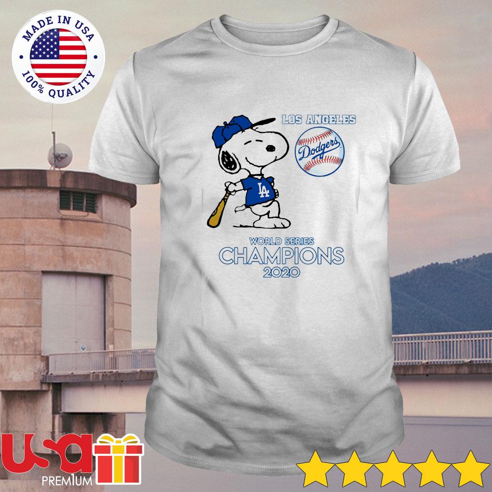 Snoopy Los Angeles Dodgers world Series Champions 2020 shirt, hoodie,  sweater, long sleeve and tank top