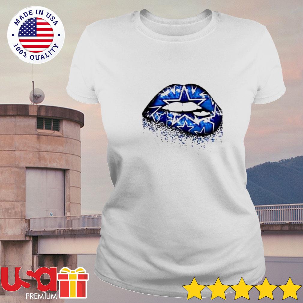 Lips Dallas Cowboys Shirt - High-Quality Printed Brand