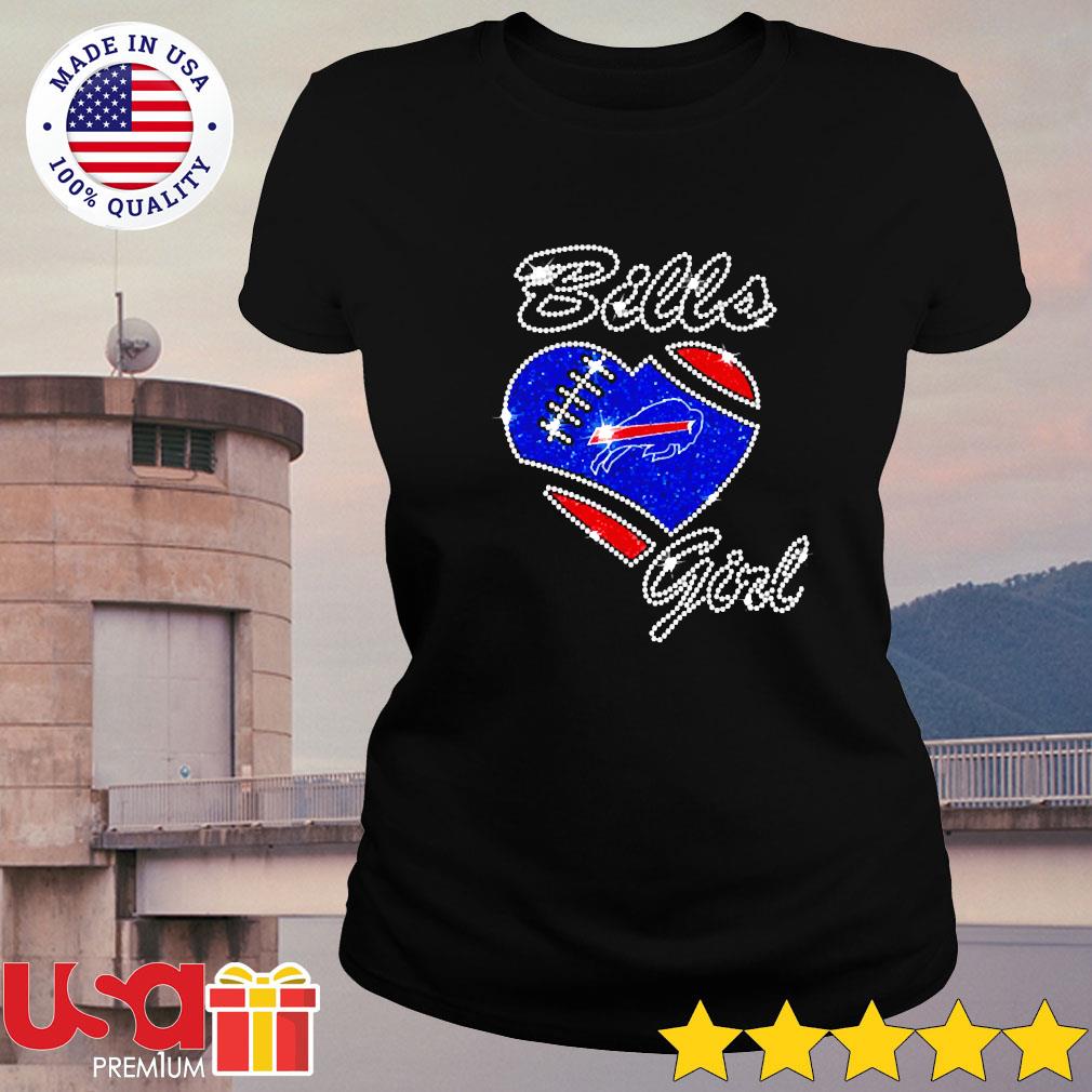 Love Buffalo Bills Girl Baseball shirt, hoodie, sweater and long sleeve