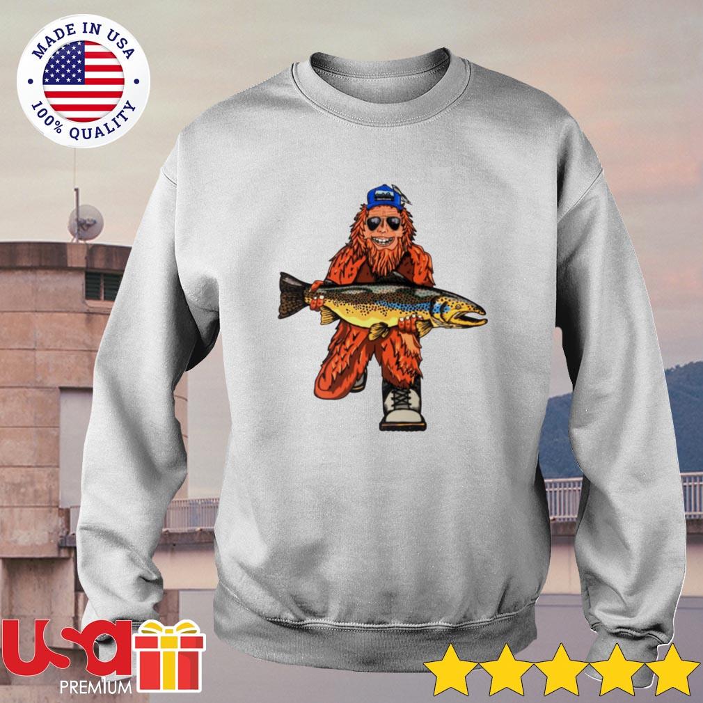 Bigfoot Fishing Funny shirt, hoodie, sweater and long sleeve