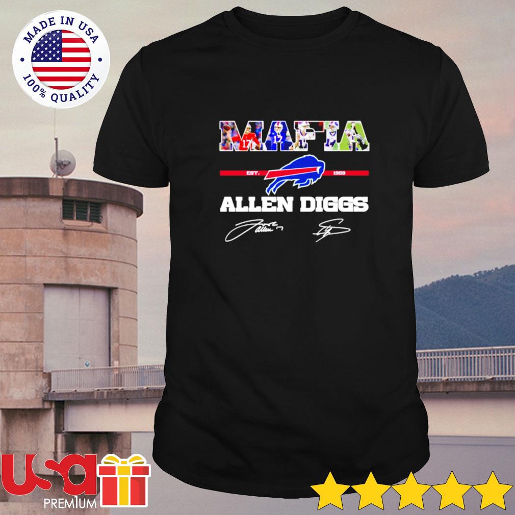 Mafia Buffalo Bills Allen Diggs signature shirt, hoodie, sweater